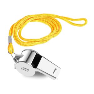 Metal Whistle With Lanyard Item No#31138