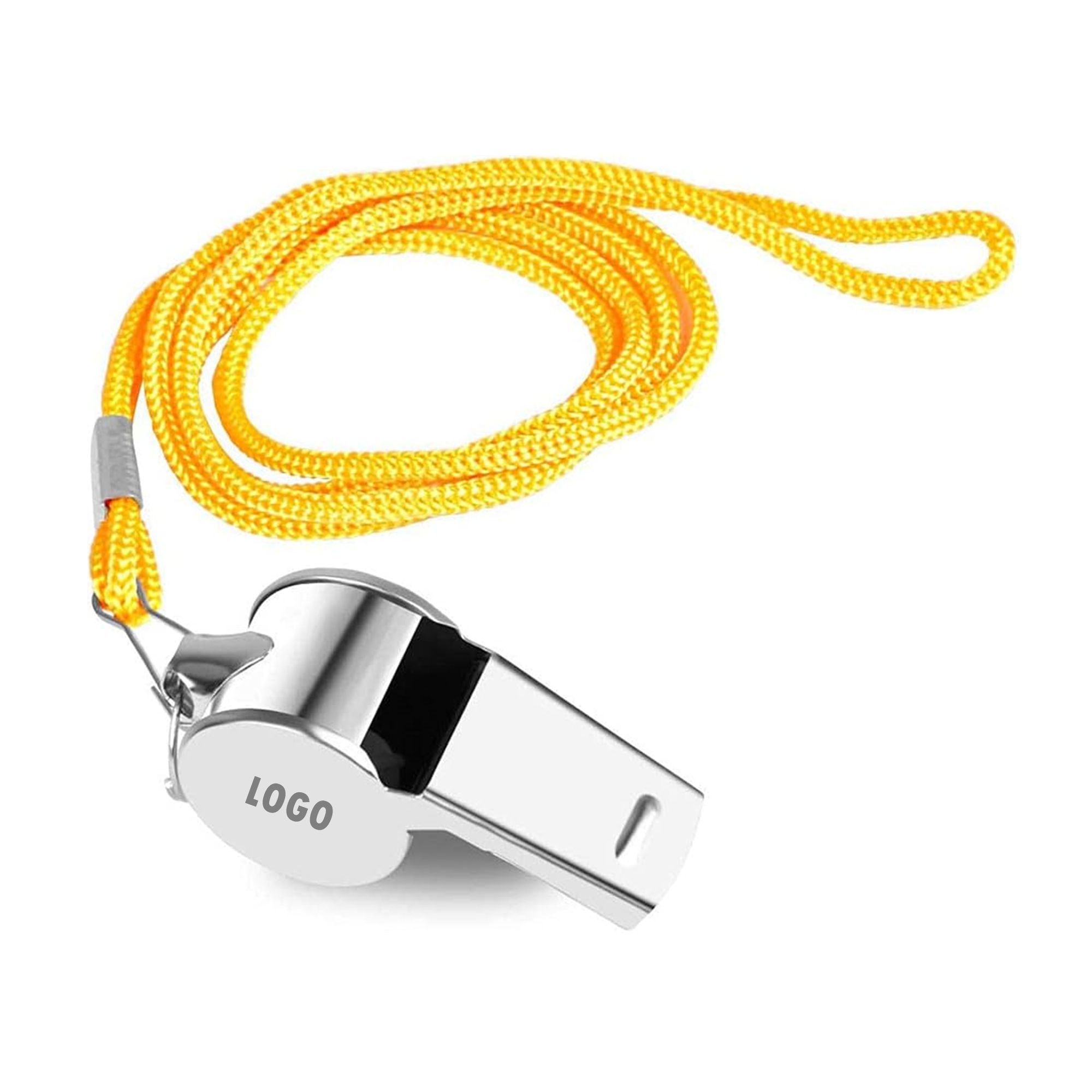 Metal Whistle With Lanyard Item No#31138