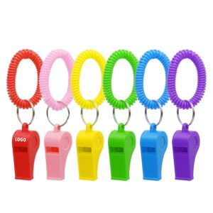 Colorful Sport Whistle With Bracelet Item No#31140