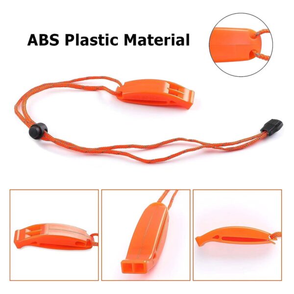 Survival Emergency Whistle With Lanyard Item No#31142 - Image 3