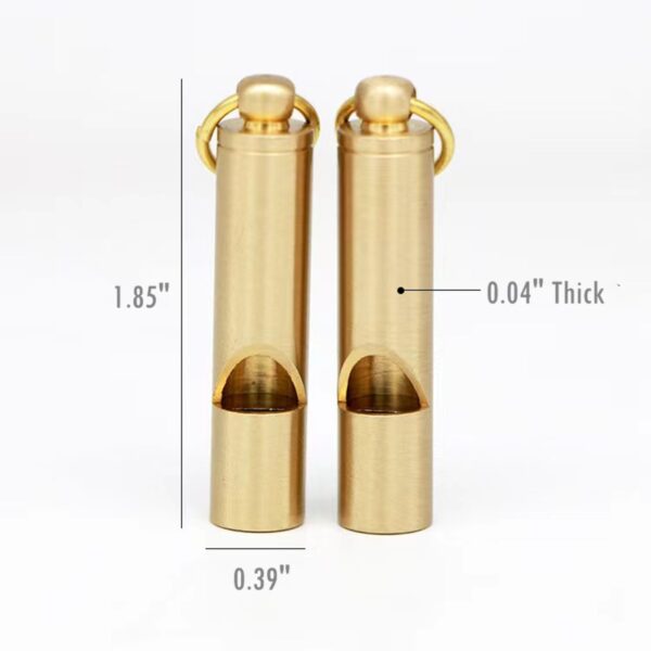Loudest Brass Whistle Item No#31143 - Image 2