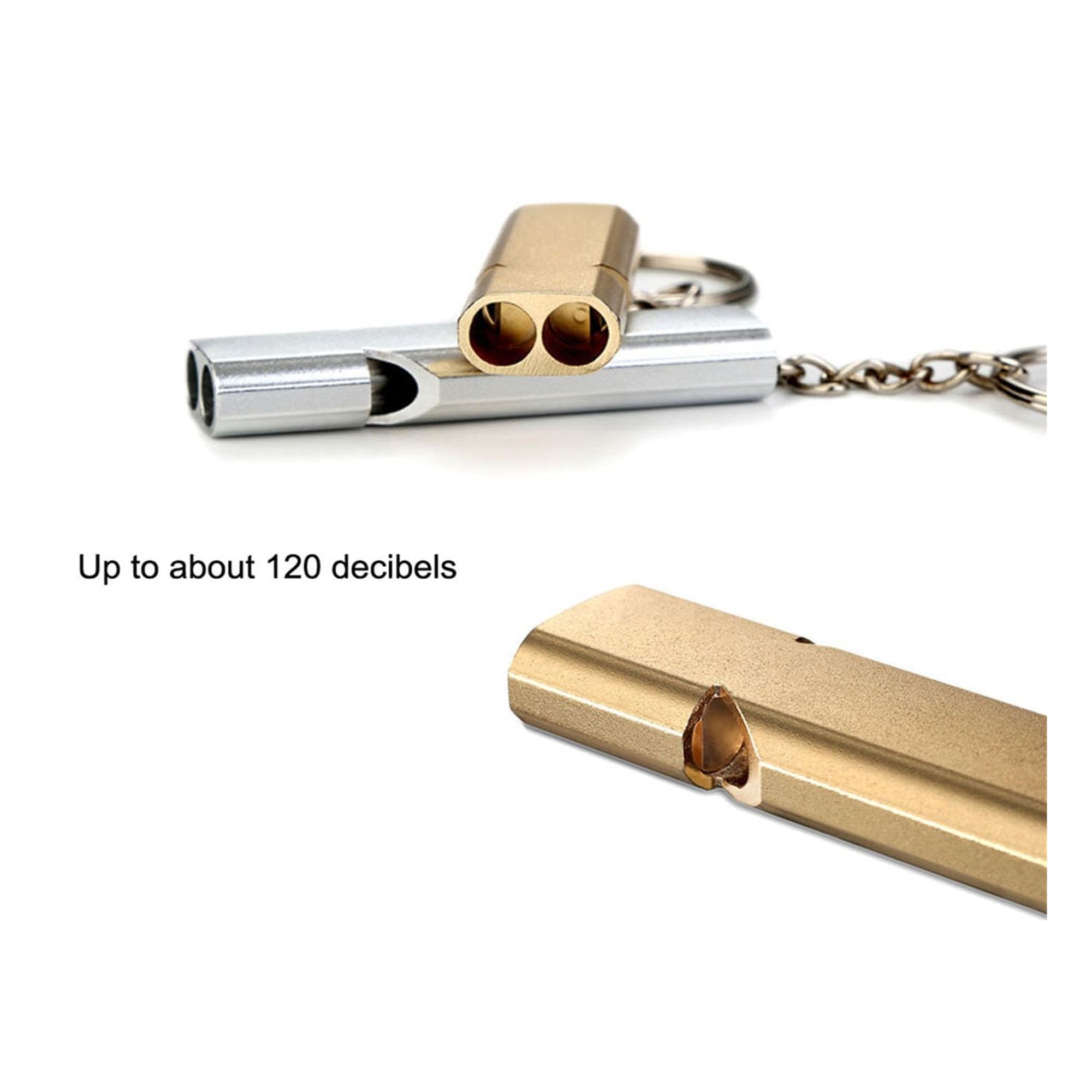 Emergency Survival Whistle With Keychain Item No#31144 - Image 3