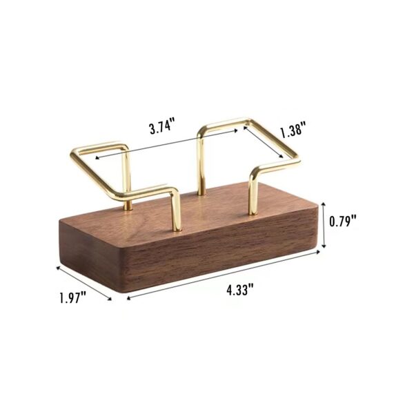Wood Business Card Holder For Desk Item No#31154 - Image 2