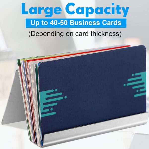 Stainless Steel Business Cards Holders Item No#31162 - Image 2