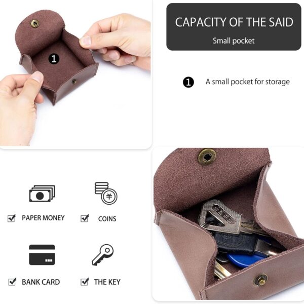 Genuine Leather Coin Purse Item No#31169 - Image 4