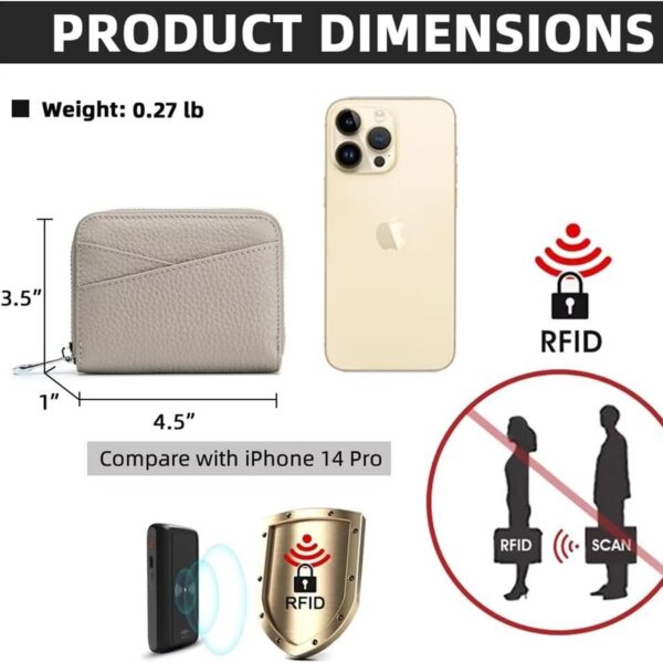 Rfid Zipper Credit Card Holder Item No#31170 - Image 2