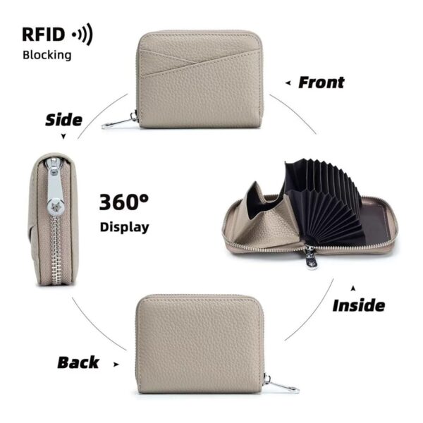 Rfid Zipper Credit Card Holder Item No#31170 - Image 3