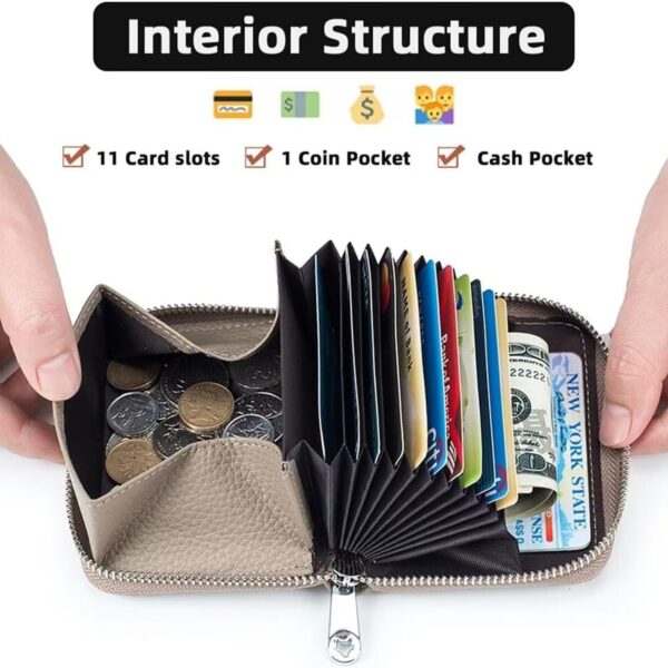 Rfid Zipper Credit Card Holder Item No#31170 - Image 4