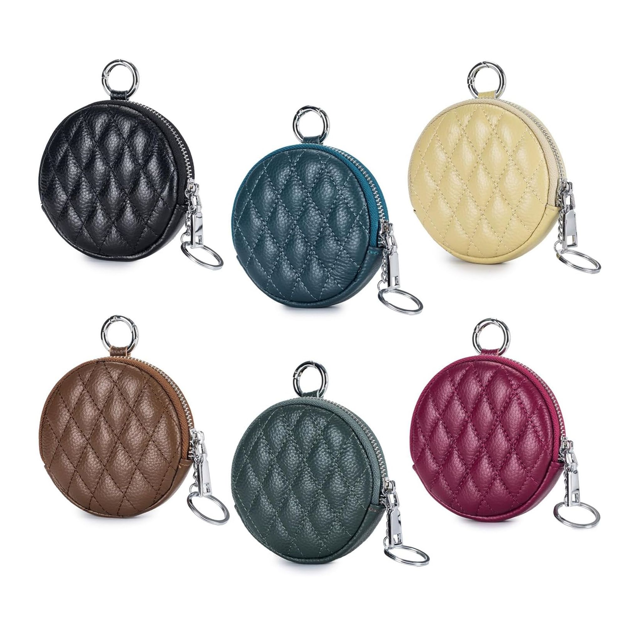 Round Coin Purse With Keychain Item No#31175 - Image 6