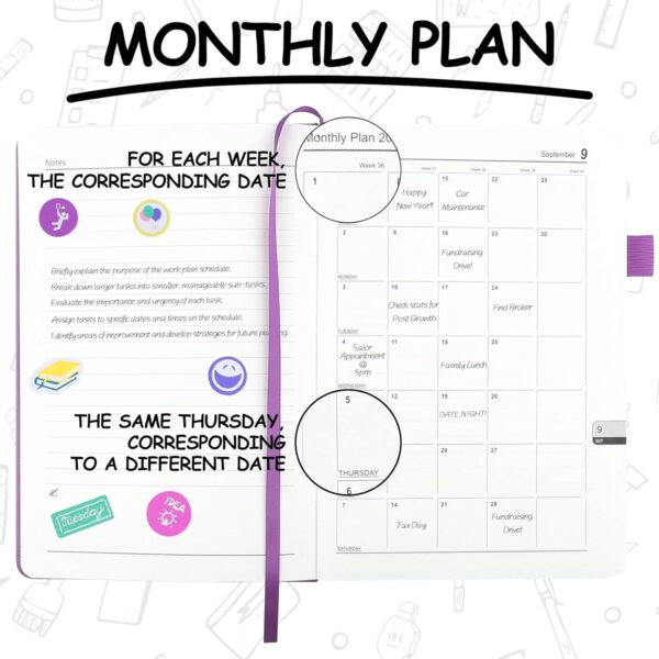 Productivity Planner For 2024-2025 Item No#31180 - Image 6