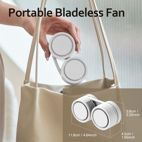 Rechargeable Necklace Cooling Fan Item No#31186 - Image 2