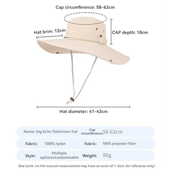 Collapsible Sun Hat Item No#31190 - Image 2