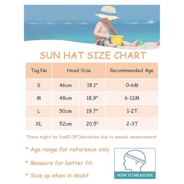 Baby Sun Protective Beach Hat Item No#31194 - Image 5