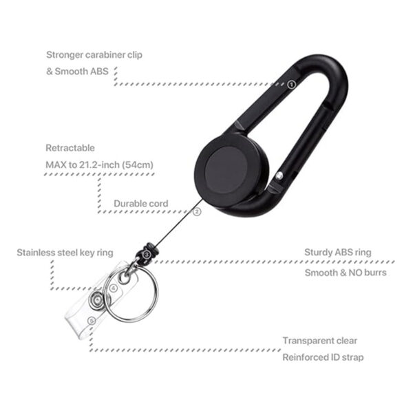 Heavy Duty Retractable Badge Reel Item No#31205 - Image 3
