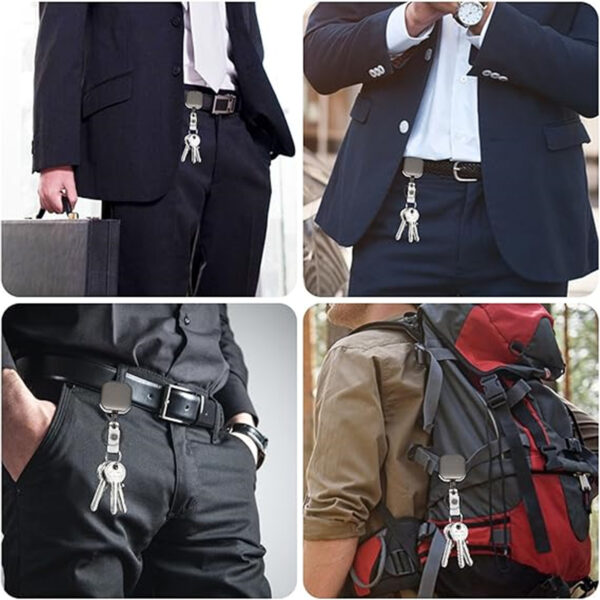 Square Retractable Badge Holders With Belt Clip Item No#31206 - Image 5