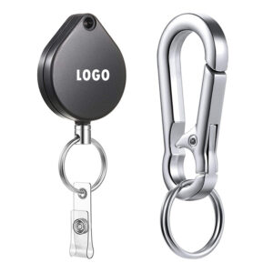Retractable Badge Holder Reel And Keychain Item No#31208