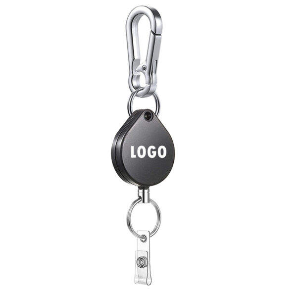 Retractable Badge Holder Reel And Keychain Item No#31208 - Image 2