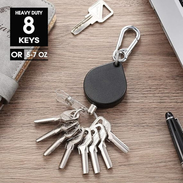 Retractable Badge Holder Reel And Keychain Item No#31208 - Image 6