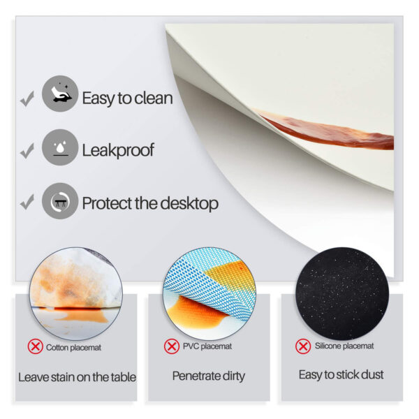 Faux Leather Placemat Item No#31214 - Image 4