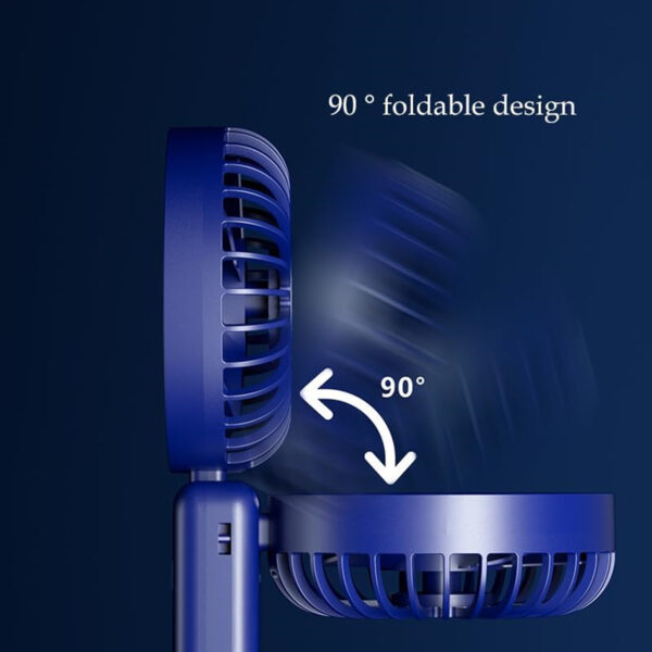 Handheld Rechargeable Fan With Led Display Item No#31222 - Image 3