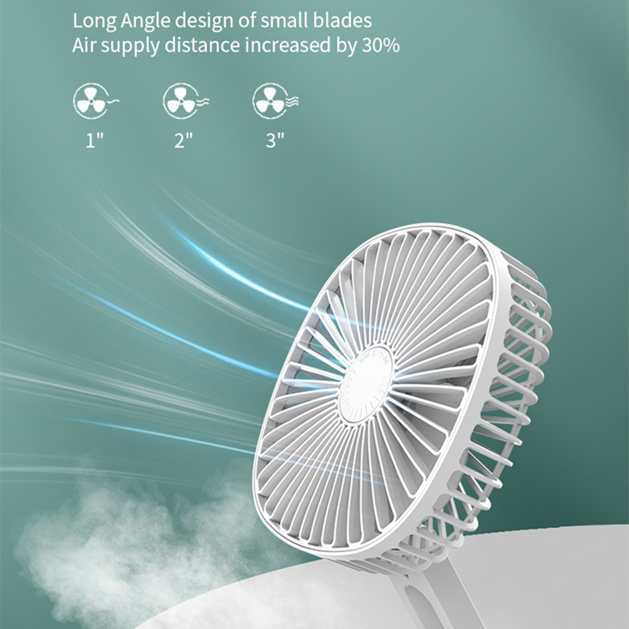 Battery Operated Folding Desk Fan Item No#31224 - Image 5