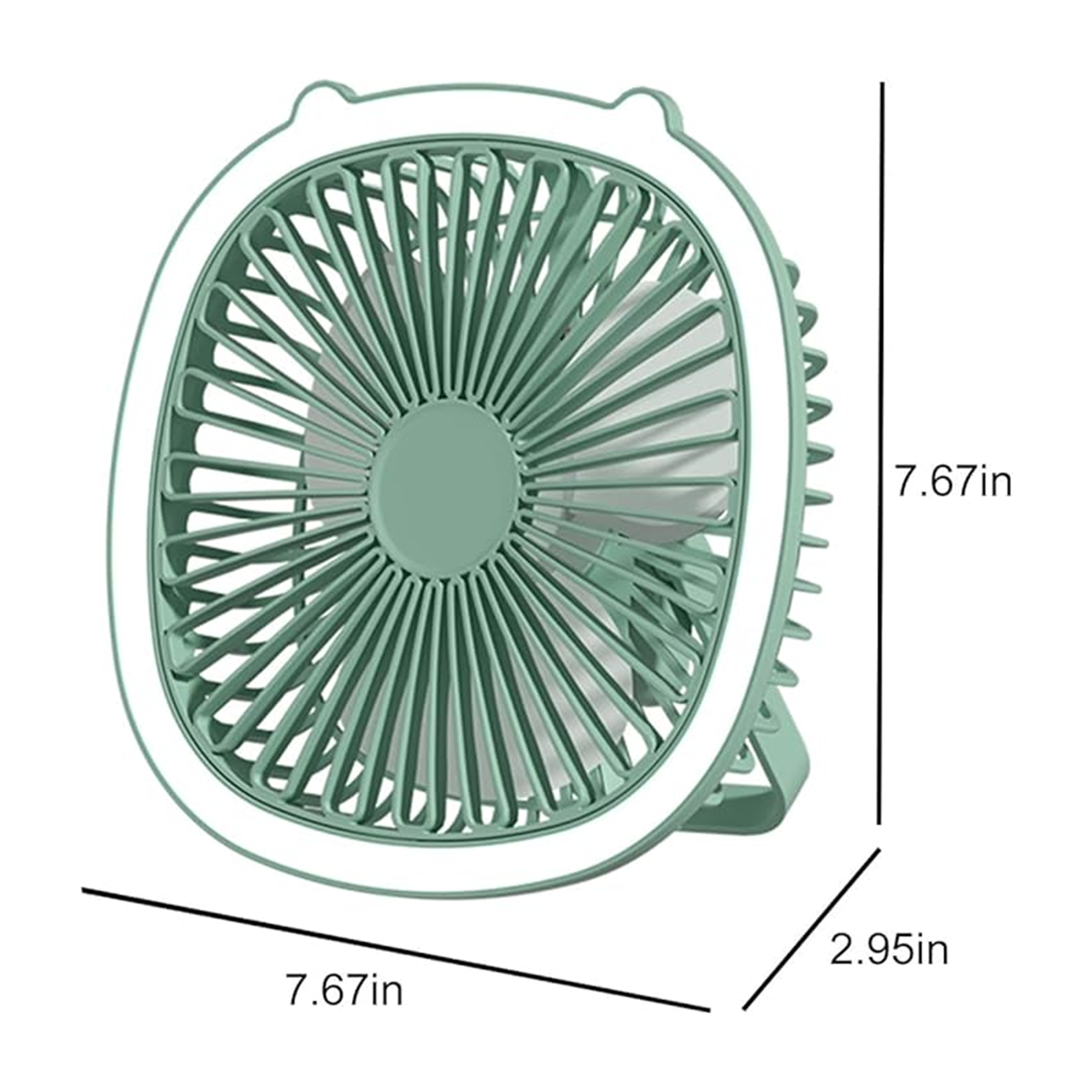 Rechargeable Small Ceiling Fan With Light Item No#31225 - Image 2
