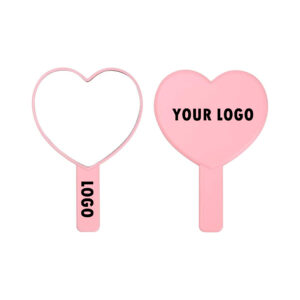 Heart-Shaped Travel Handheld Mirror Item No#31230