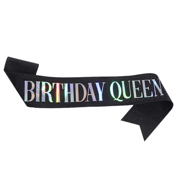 Birthday Queen Sash Item No#31232 - Image 4
