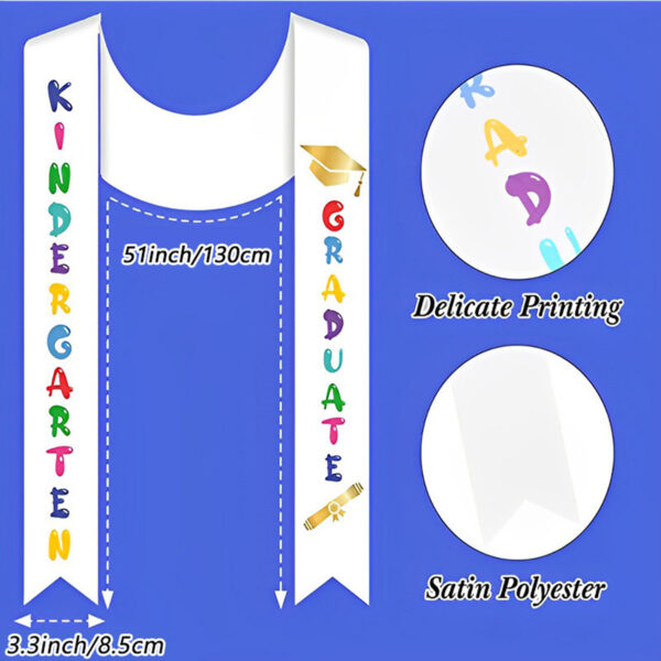 Graduation Stole For Kindergarten Item No#31234 - Image 2