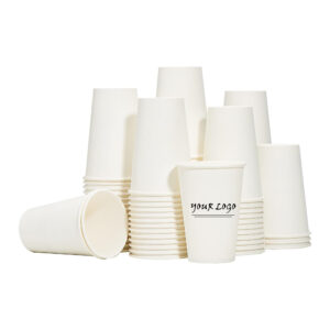 100Pcs 12 Oz Disposable Paper Coffee Cups Item No#31260