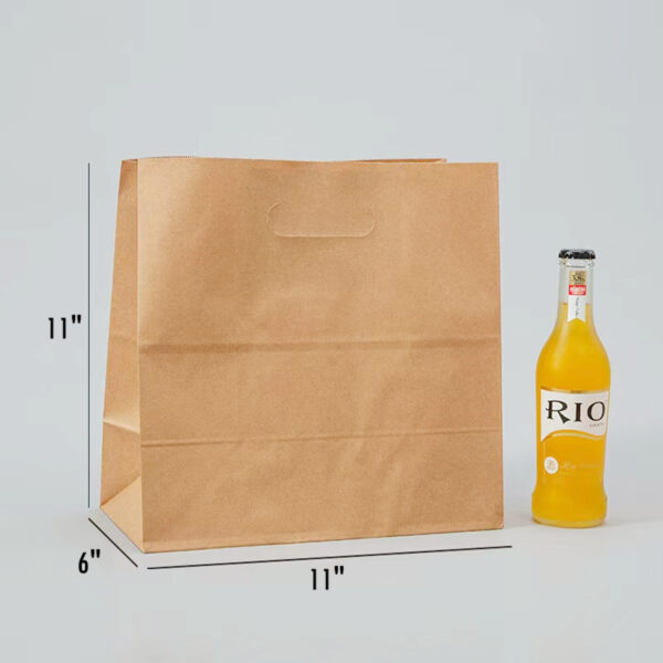 Die Cut Kraft Paper Gift Bag Item No#31263 - Image 2