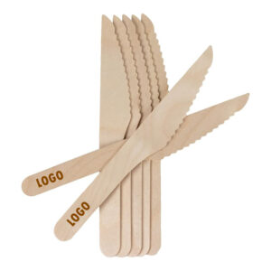 Disposable Wooden Knifes -Pack Of 100 Item No#31267