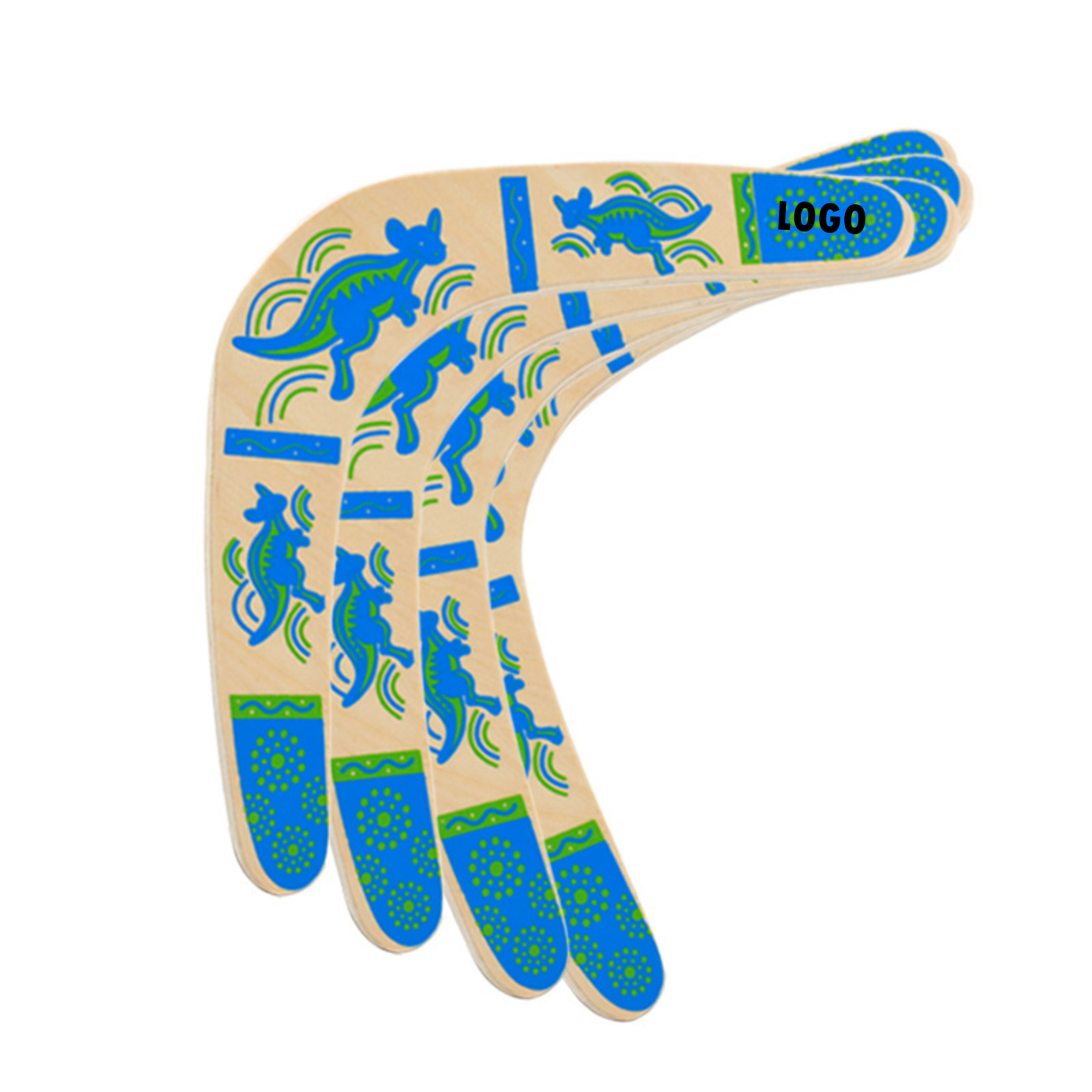 Wooden Returning Boomerang Kangaroo Item No#31282