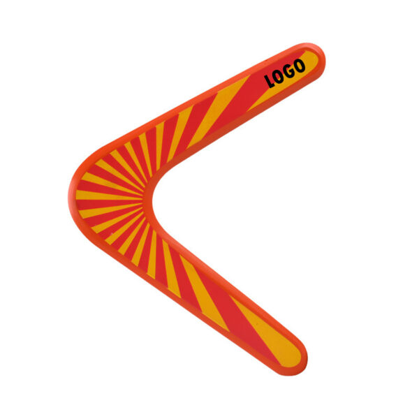 Wooden Returning Boomerang Orange Item No#31283