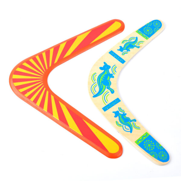 Wooden Returning Boomerang Orange Item No#31283 - Image 5