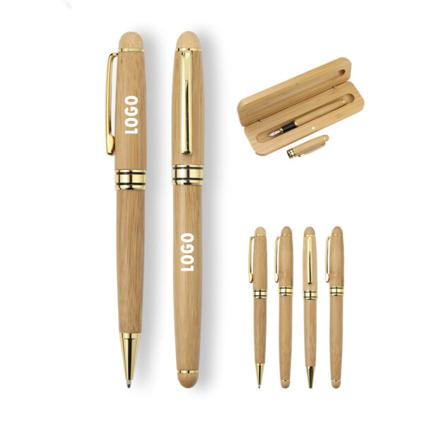 Signature Ballpoint Pen With Wood Case Item No#31289