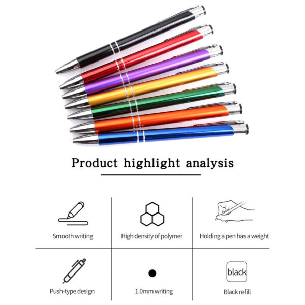 Metal Press Ballpoint Pen Item No#31290 - Image 3
