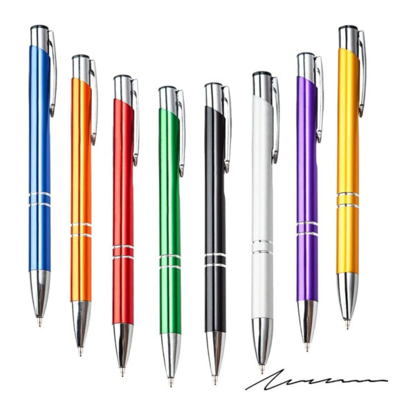 Metal Press Ballpoint Pen Item No#31290 - Image 2