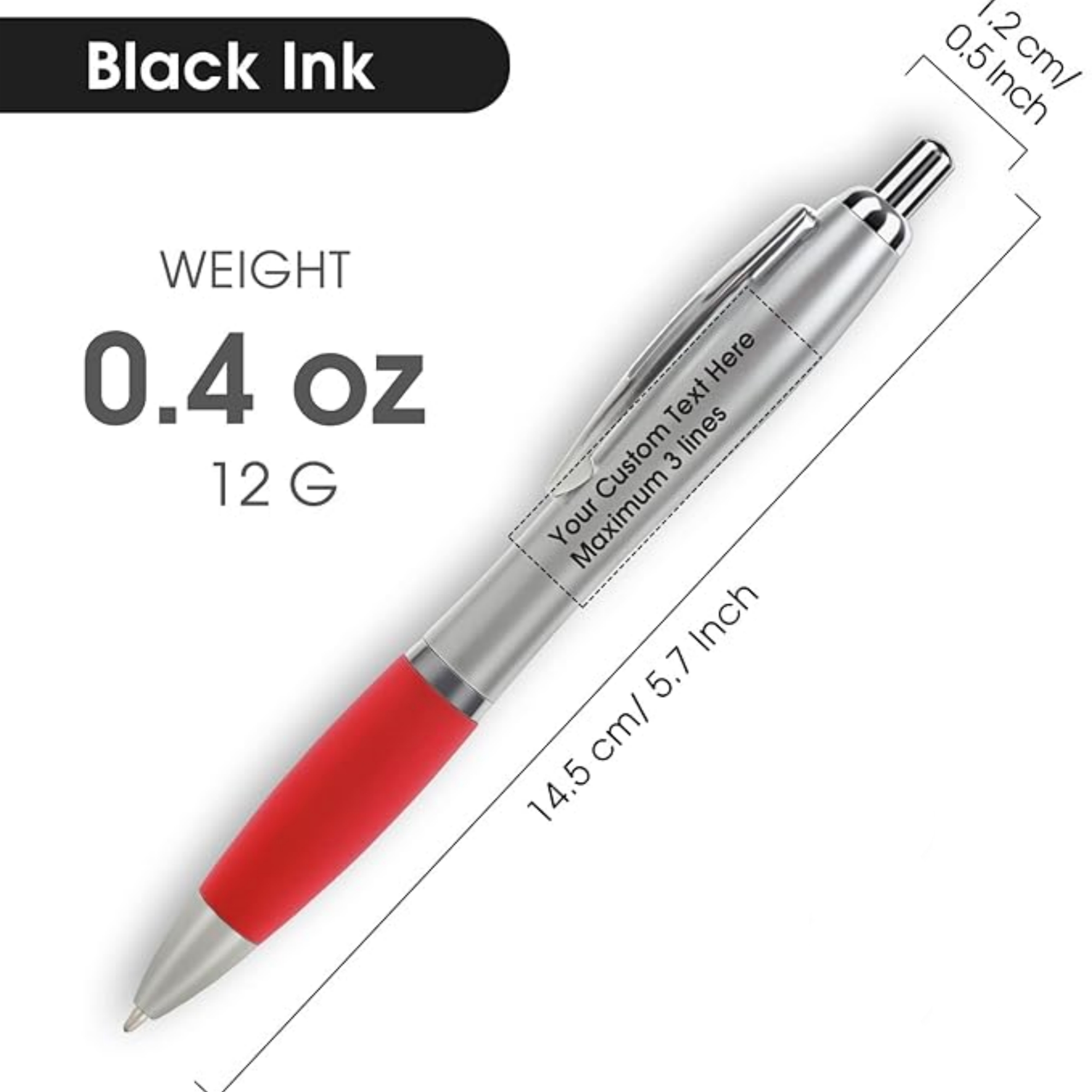Custom Printed Ballpoint Click Pen Item No#31294 - Image 3