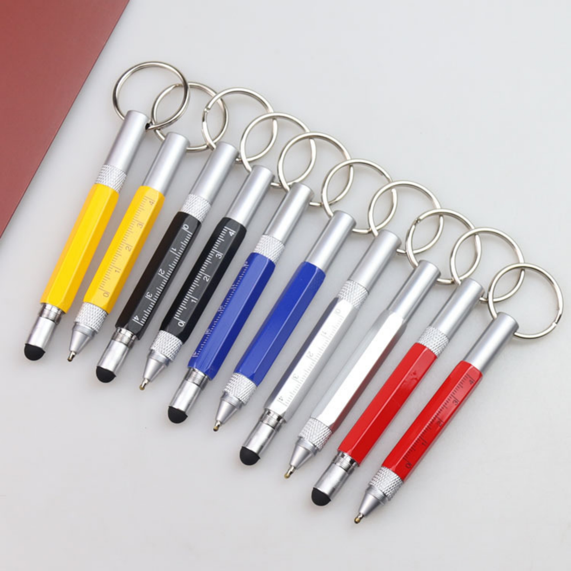 6 In 1 Multitool Tech Tool Pen Withkey Ring Item No#31295 - Image 6