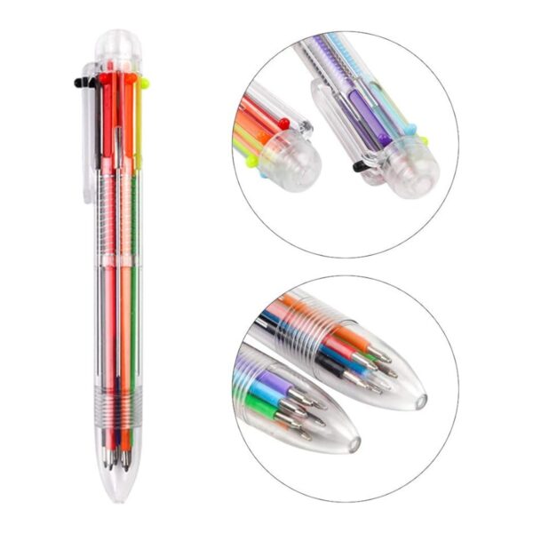 6-In-1 Multicolor Ballpoint Pen Item No#31302 - Image 4