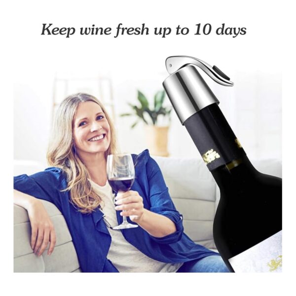 Stainless Steel Wine Bottle Stopper Item No#31304 - Image 5