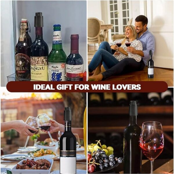 Real Vacuum Wine Stopper Item No#31306 - Image 5