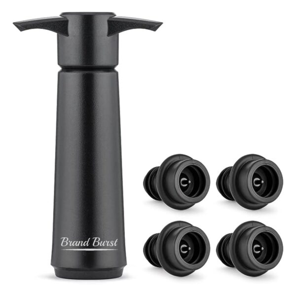 Wine Saver Pump With 4 Vacuum Stopper Item No#31307