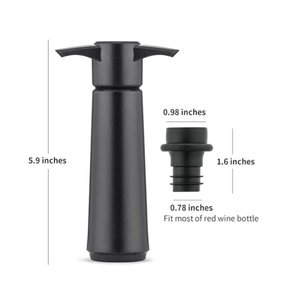 Wine Saver Pump With 4 Vacuum Stopper Item No#31307 - Image 3