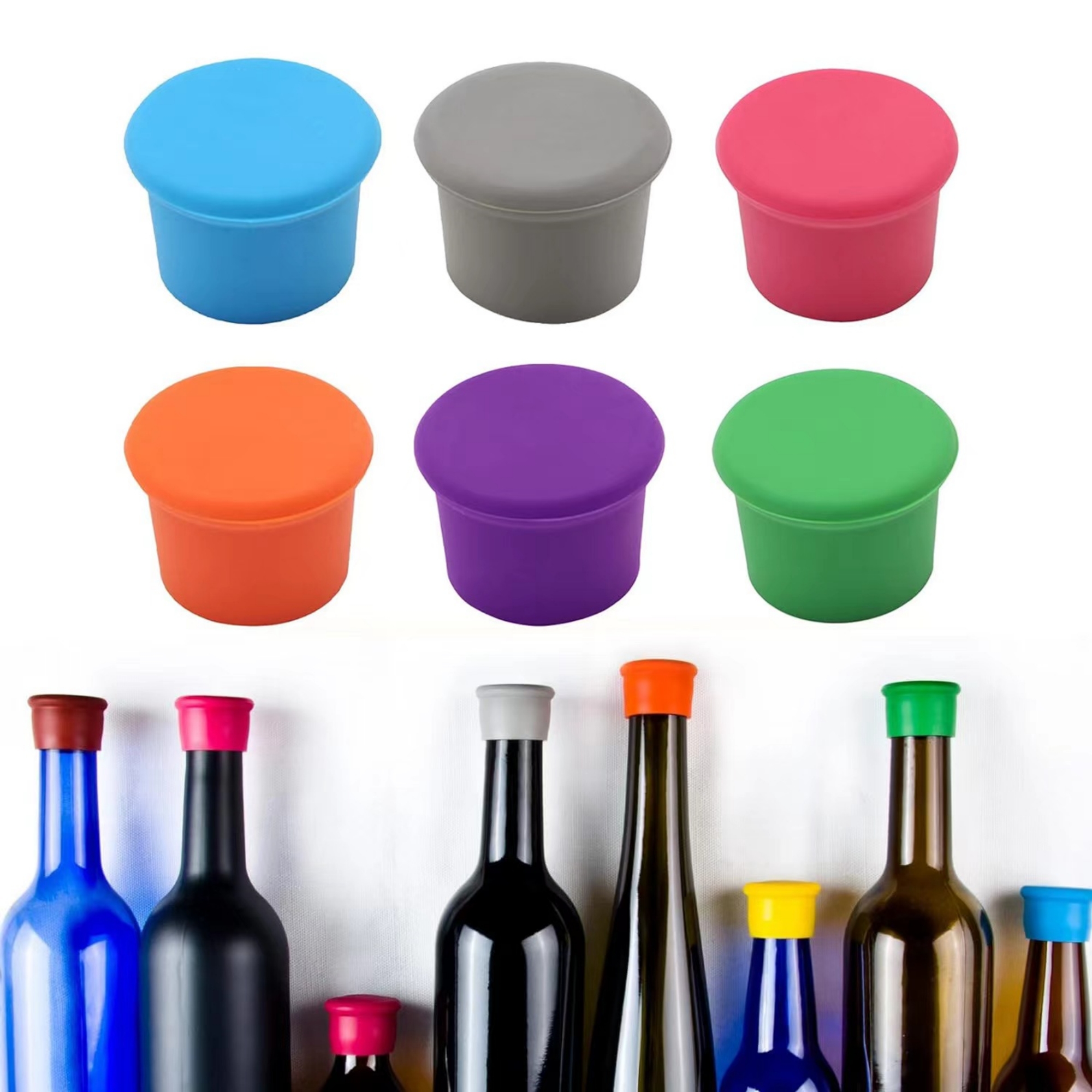 Silicone Wine Stopper Item No#31309 - Image 2