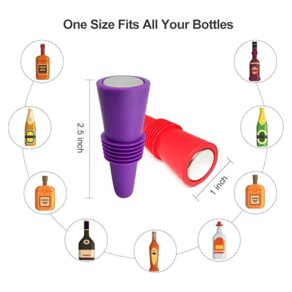 Reusable Wine Bottle Stopper Item No#31310 - Image 3