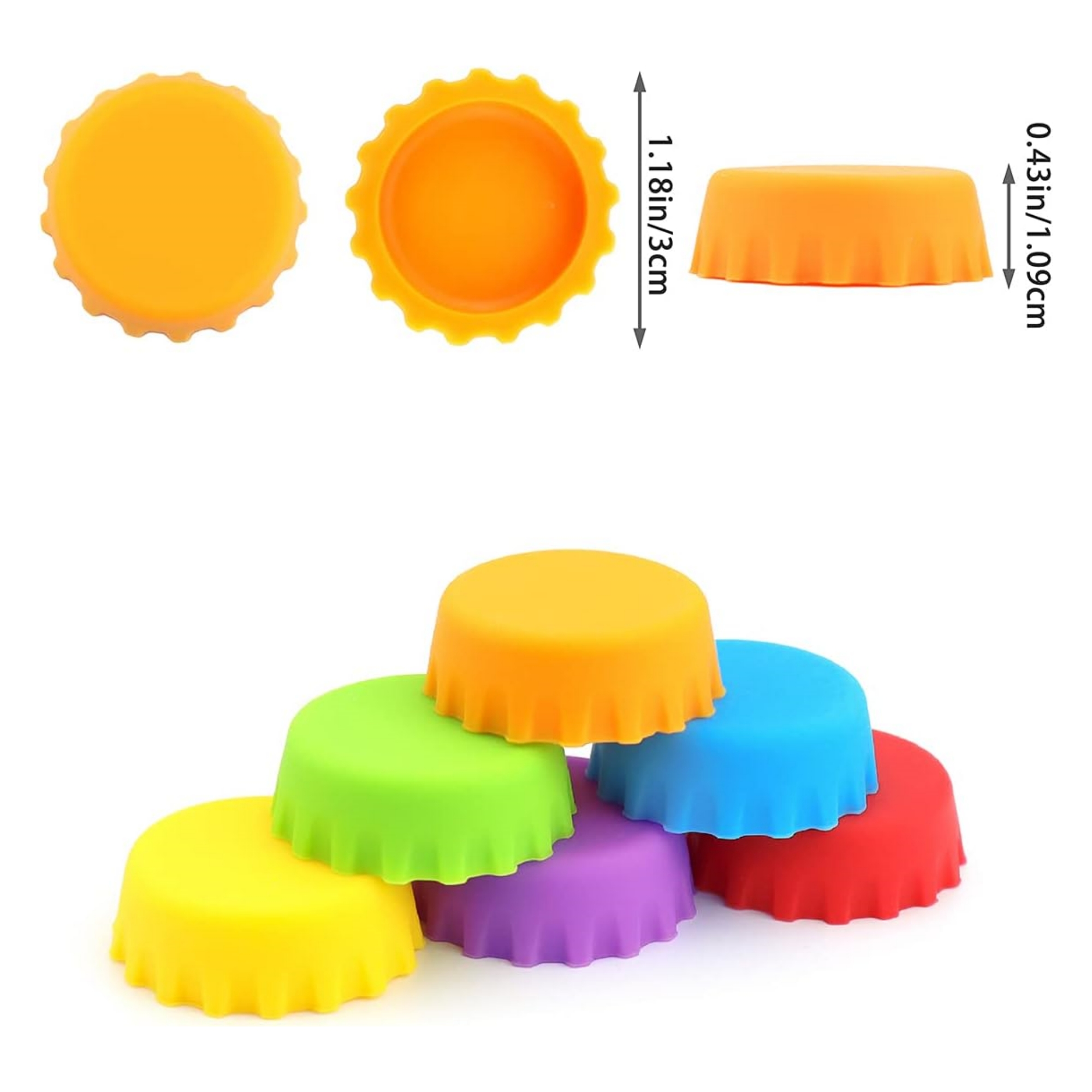 Silicone Rubber Bottle Cap Item No#31311 - Image 3