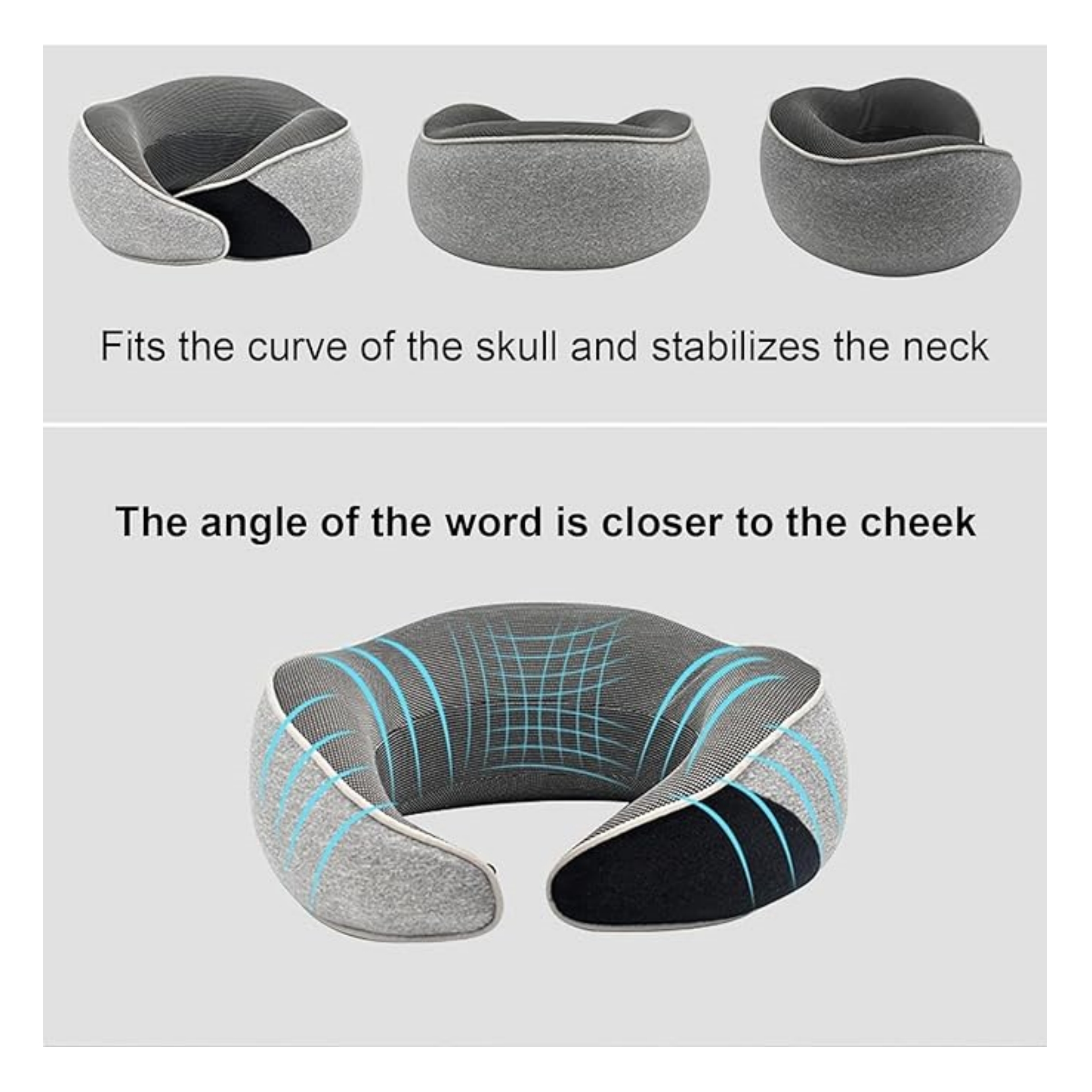 Memory Foam Travel Pillow Item No#31319 - Image 4