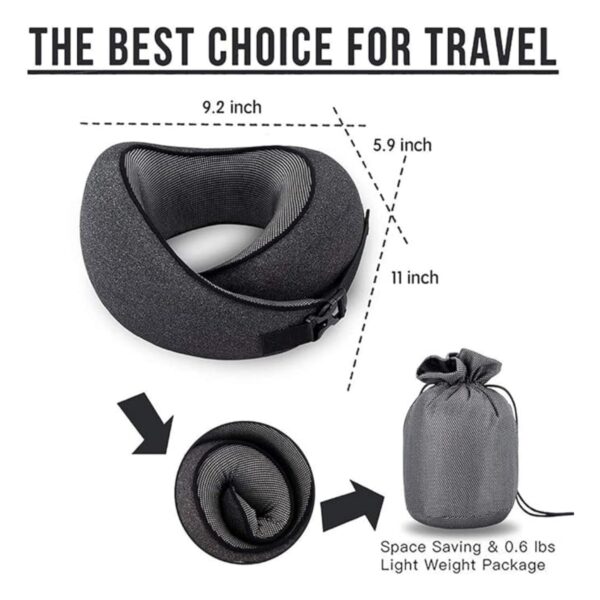 100% Pure Memory Foam Neck Pillow Item No#31321 - Image 5